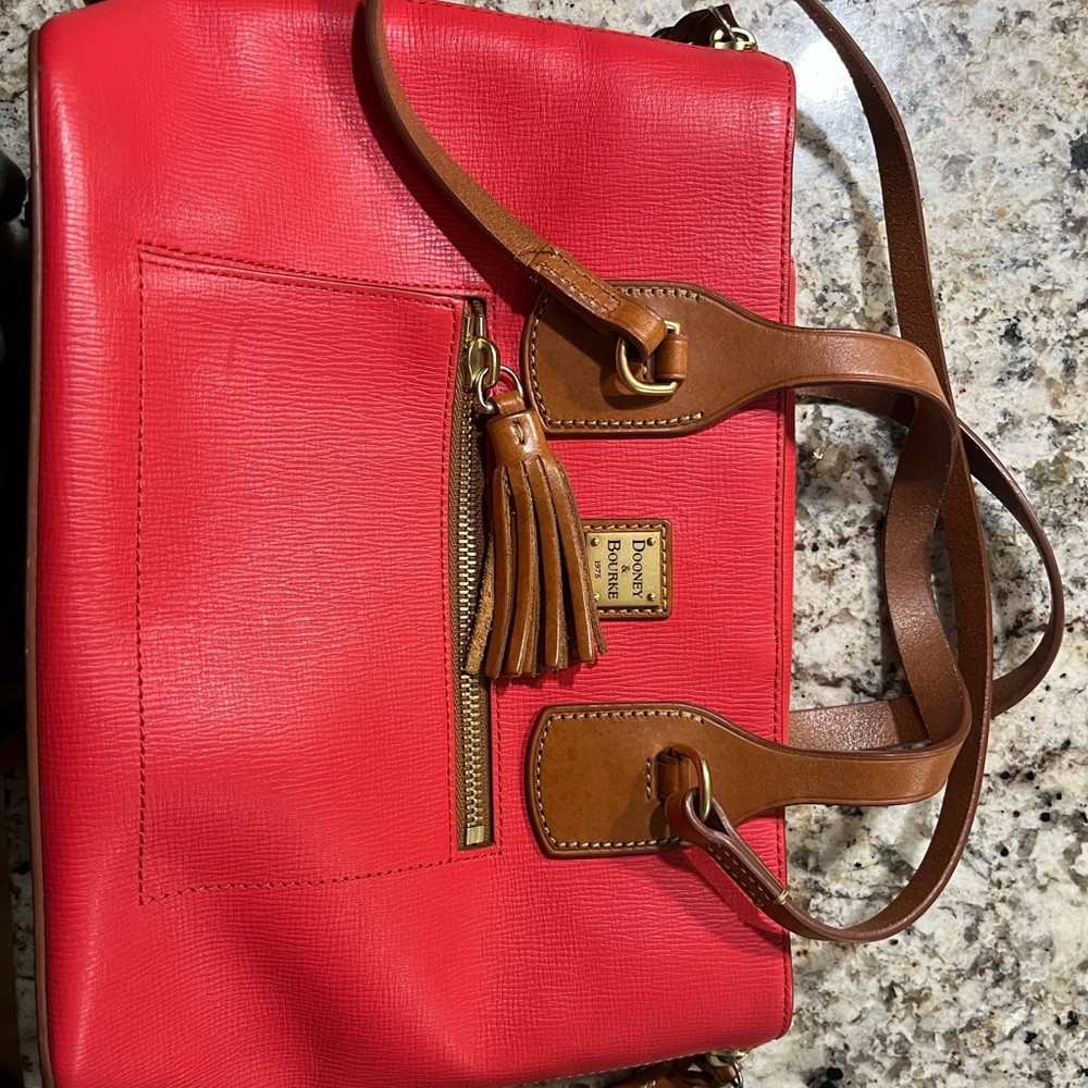 Dooney & Bourke Red Morgan Satchel